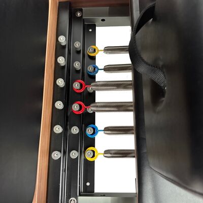 High stability Pilates Reformer apparatus supporting a wide range of Pilates exercises targeting core muscles and overall body fitness