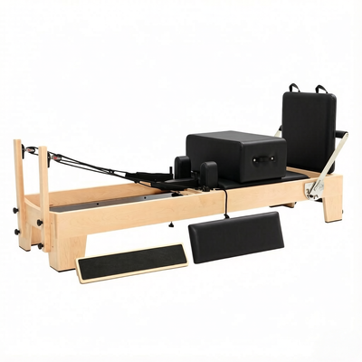 High Quality Hard Maple Wood Pilates Reformer For Commercial Studios and home